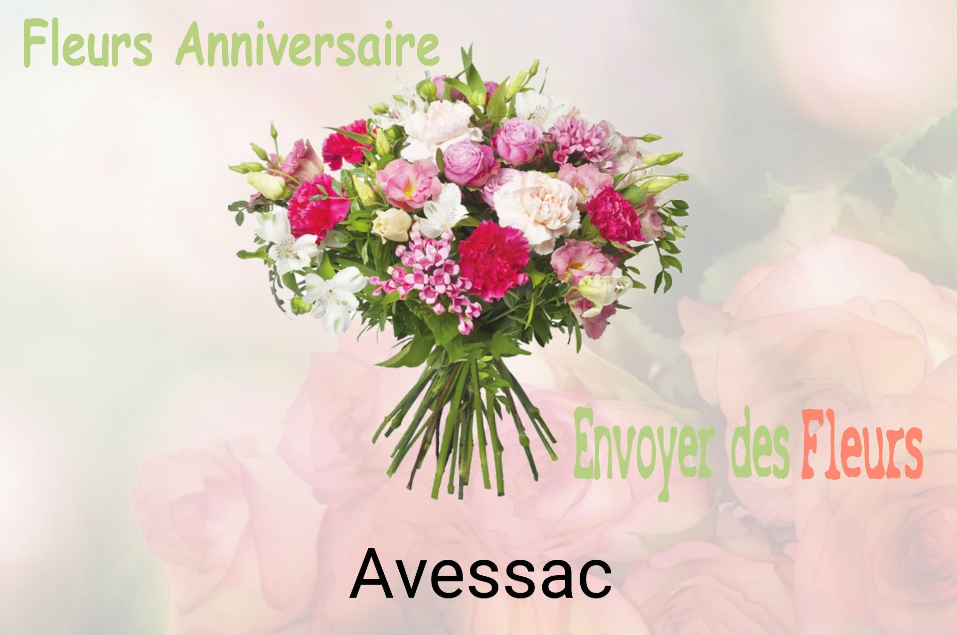 Bouquet de fleurs d’anniversaire livré à Avessac